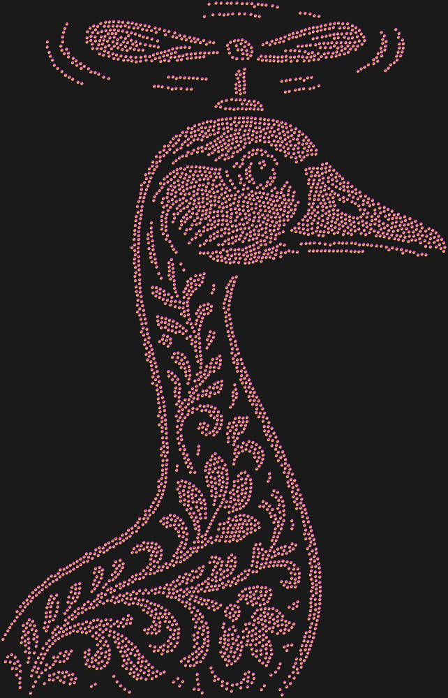 Трафарет Гусь Пропеллер — RHT_GOOSE2_SS10_RAINBOW