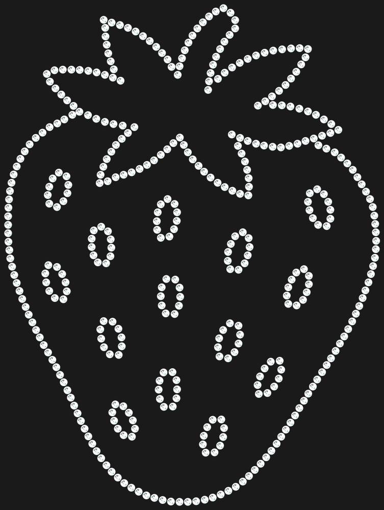 Трафарет Strawberry — RHT_STRAWBERRY2_SS6_CRYSTAL_CLEAR
