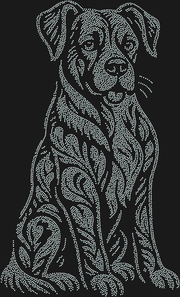 Трафарет Боксер — RHT_BOXER1_SS16_CRYSTAL_AB_DMC