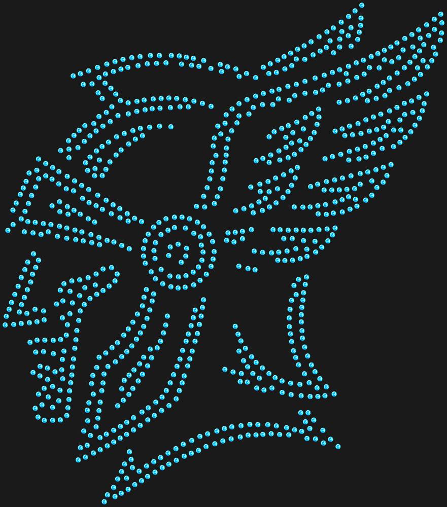 Трафарет Warrior in a winged helmet — RHT_HELMET1_SS10_LT_SAPPHIRE