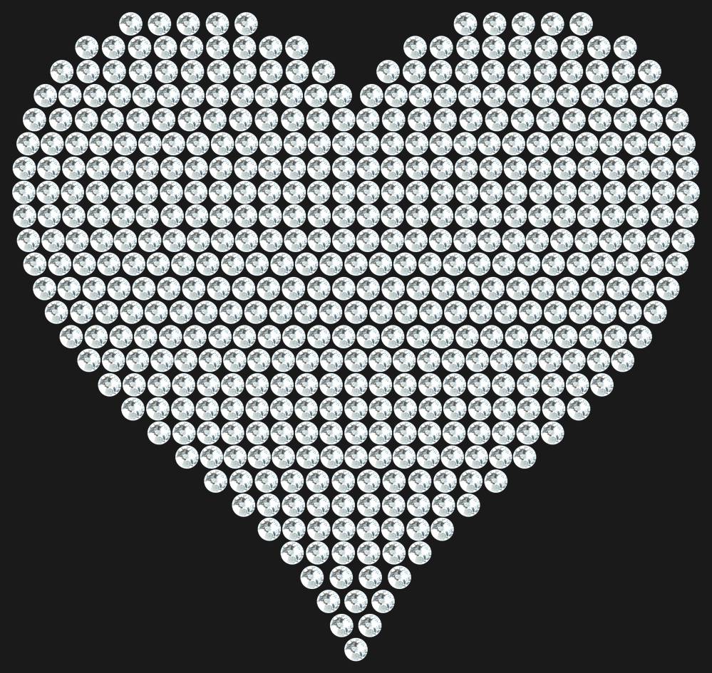 Трафарет A big heart — RHT_HEART4_SS20_CRYSTAL_CLEAR