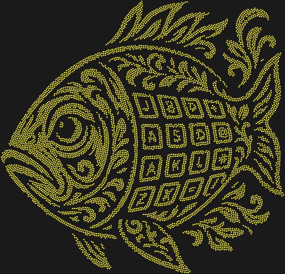 Трафарет Рыба Клава — RHT_FISHKEYB1_SS16_OLIVE
