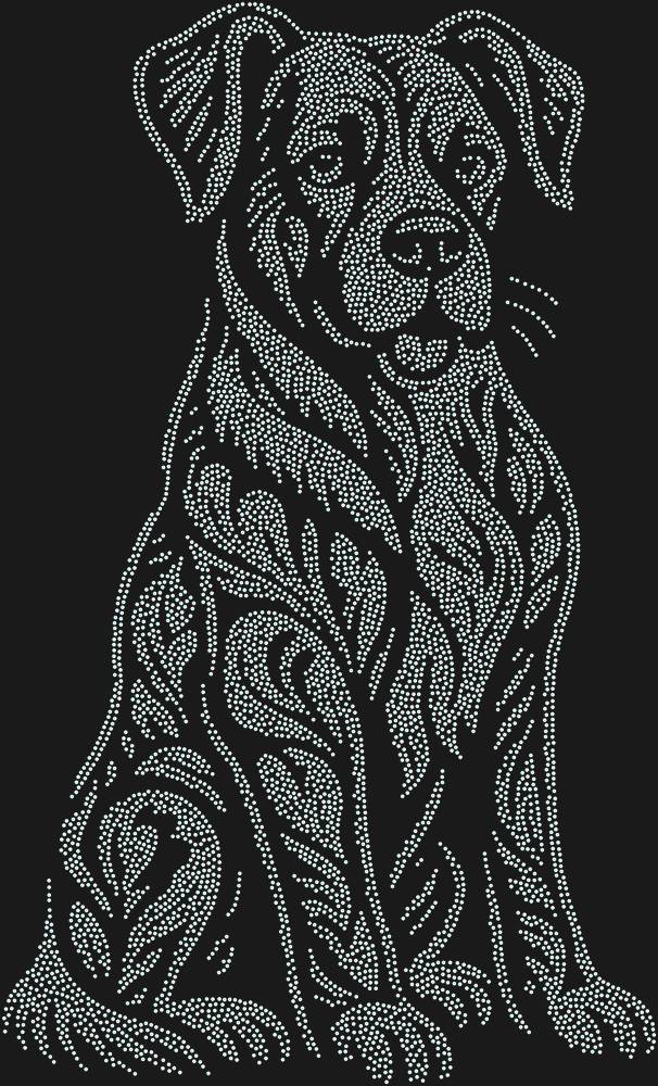 Трафарет Боксер — RHT_BOXER1_SS4_CRYSTAL_AB_DMC