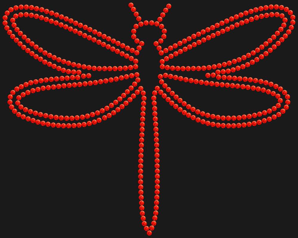 Трафарет Dragonfly — RHT_DRAGONFLY1_SS10_LT_SIAM