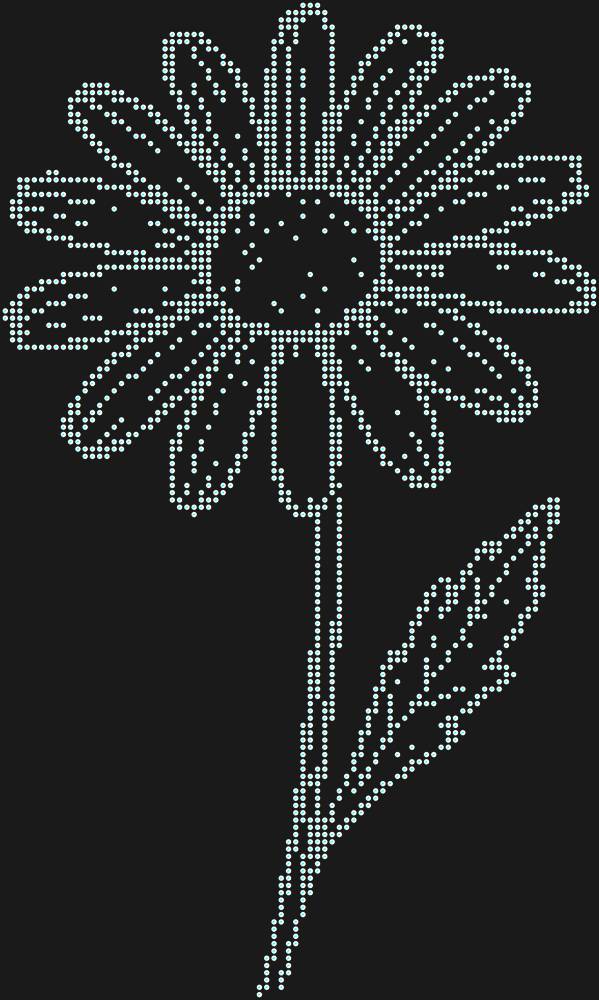 Трафарет Chamomile — RHT_CHAMOMILE1_SS16_CRYSTAL_AB_DMC