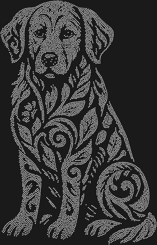 Трафарет Labrador Retriever — RHT_LABRADOR1_SS3_CRYSTAL_CLEAR