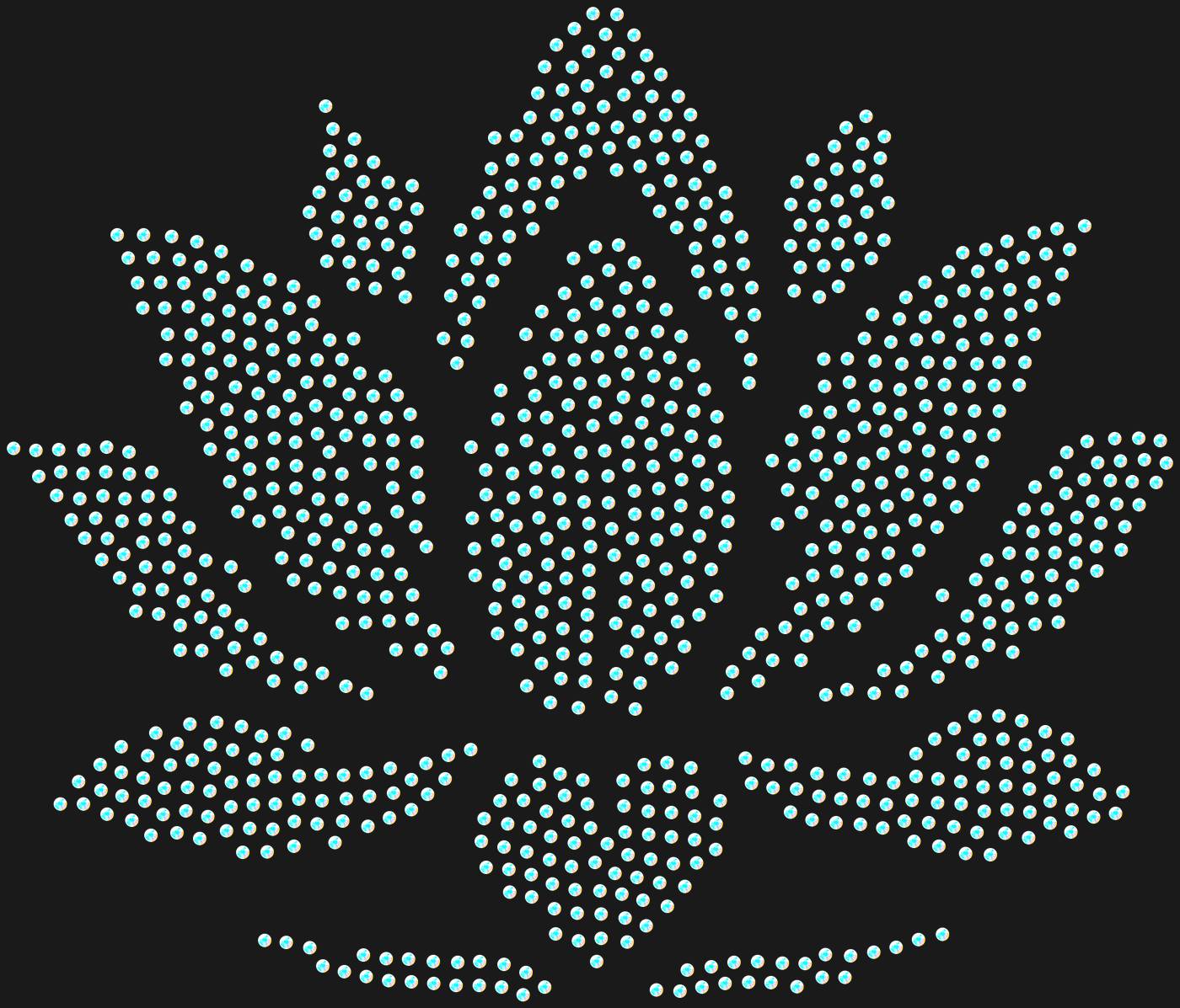 Трафарет Лотос — LOTUS2