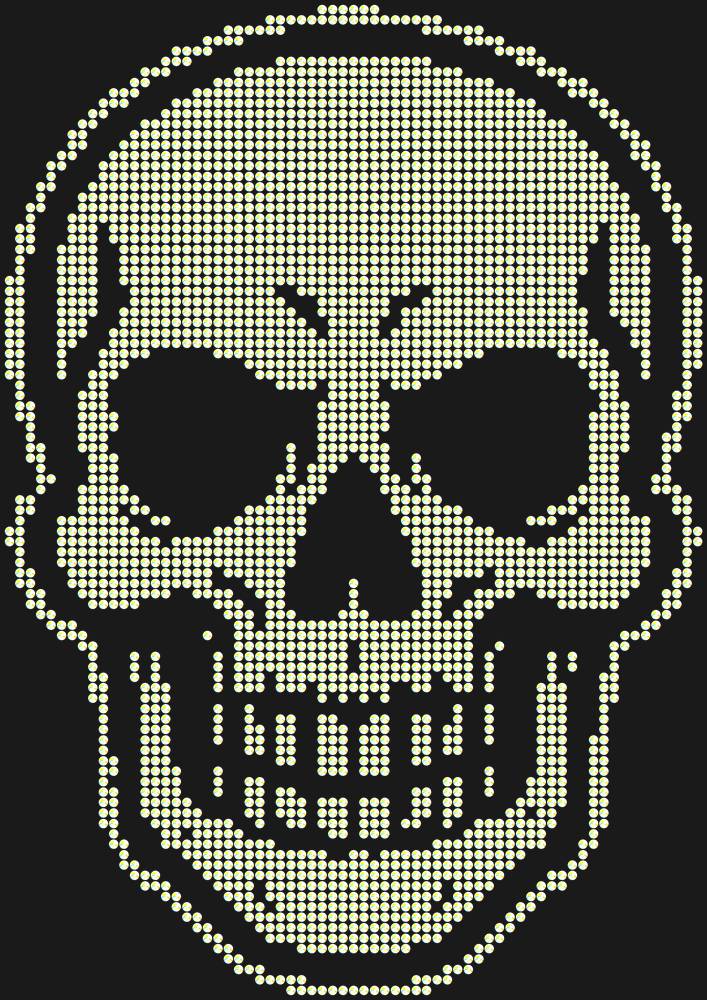 Трафарет Skull — RHT_SKULL1_SS10_CRYSTAL_AB