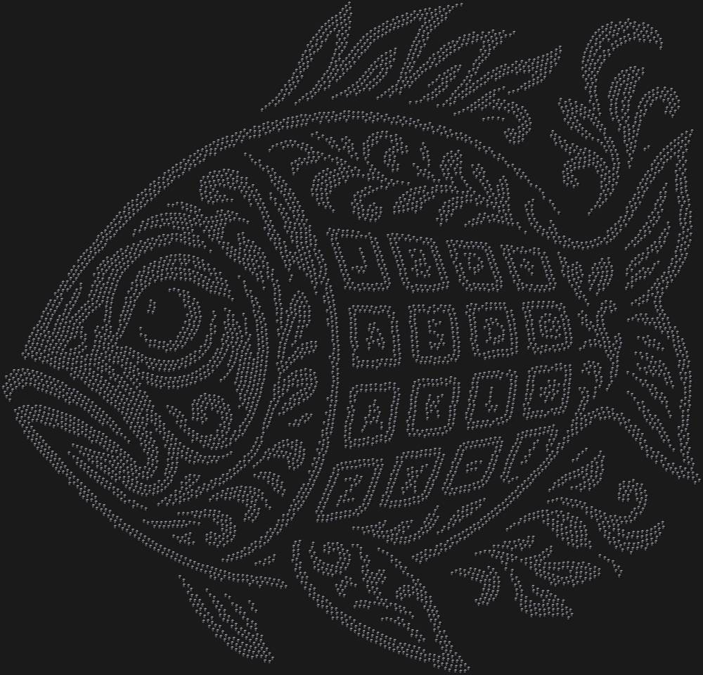 Трафарет Рыба Клава — RHT_FISHKEYB1_SS16_JET_BLACK