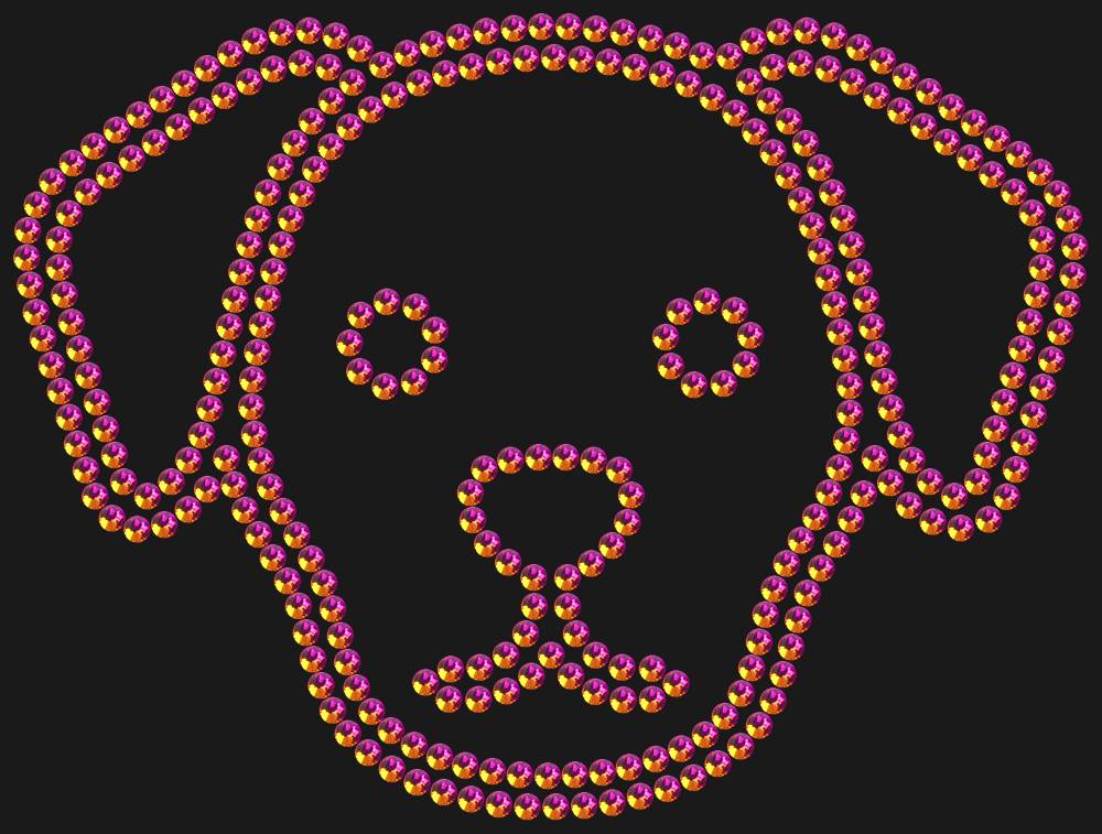 Трафарет Dog — RHT_DOG4_SS16_RAINBOW