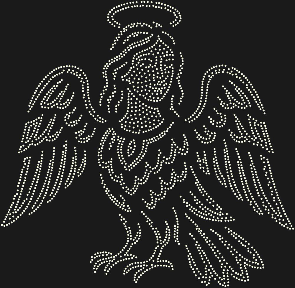 Трафарет Sirin (bird) — RHT_SIRIN1_SS10_CRYSTAL_AB