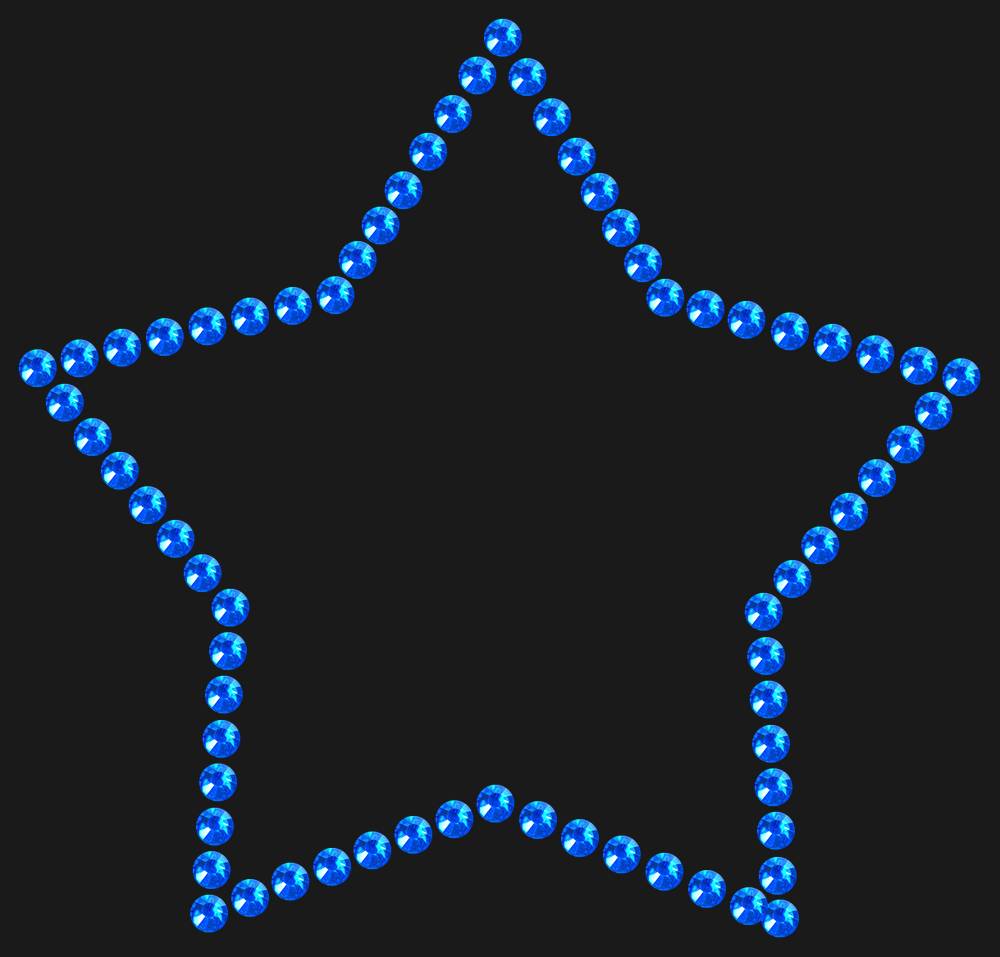 Трафарет Star contour — RHT_STAR1_SS16_SAPPHIRE