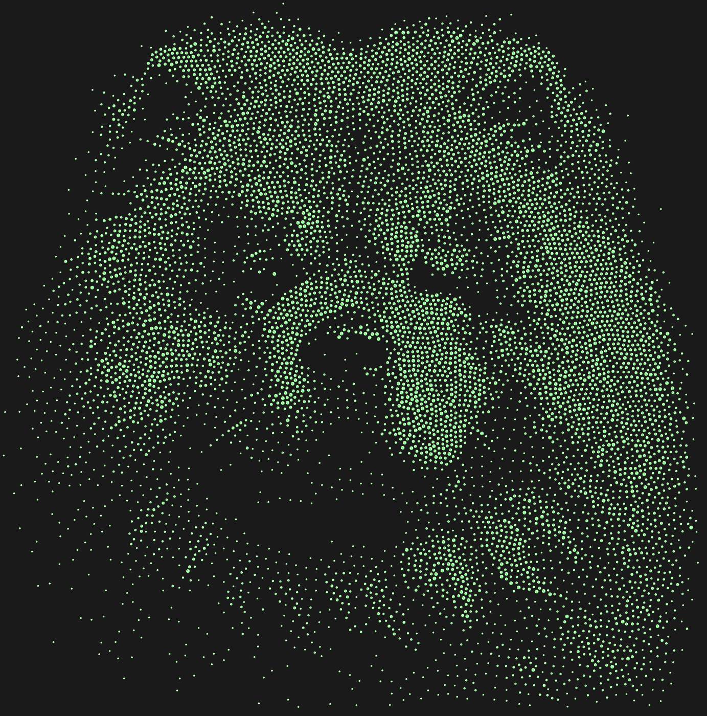 Трафарет Пушистый чау-чау — CHOWCHOW3