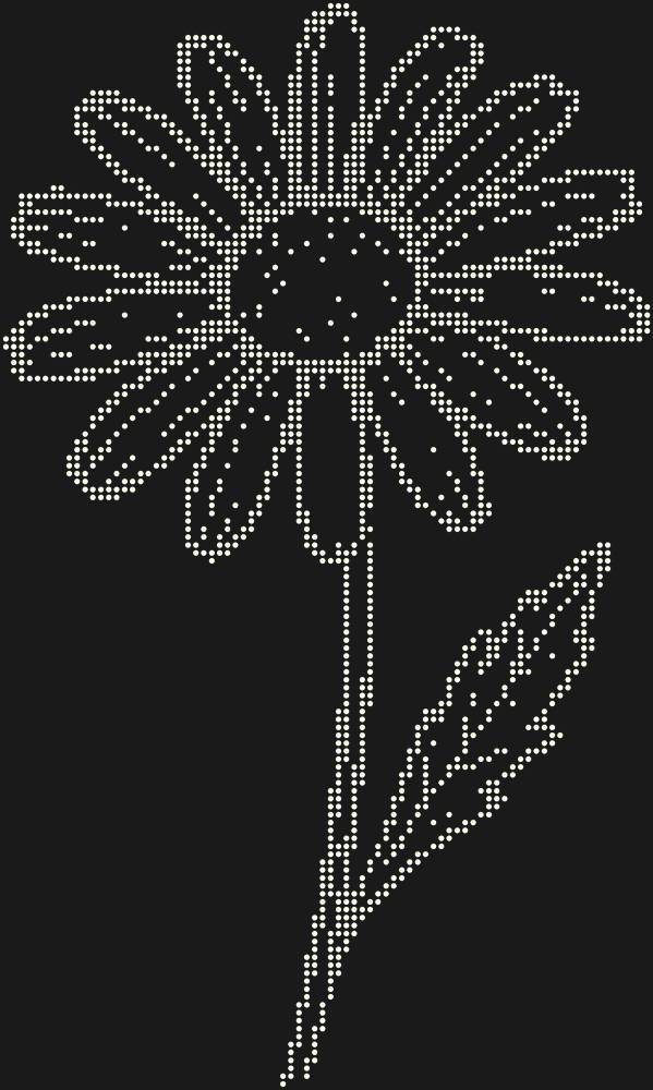Трафарет Chamomile — RHT_CHAMOMILE1_SS6_CRYSTAL_AB