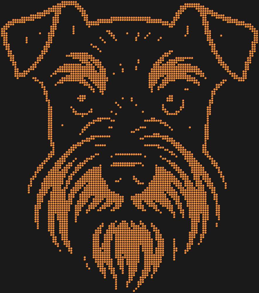 Трафарет Miniature Schnauzer — RHT_DOG1_SS16_RED_VOLCANO