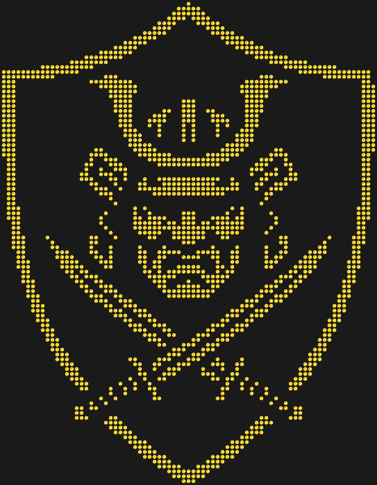 Трафарет Samurai shield — RHT_SAMURAI1_SS10_TOPAZ