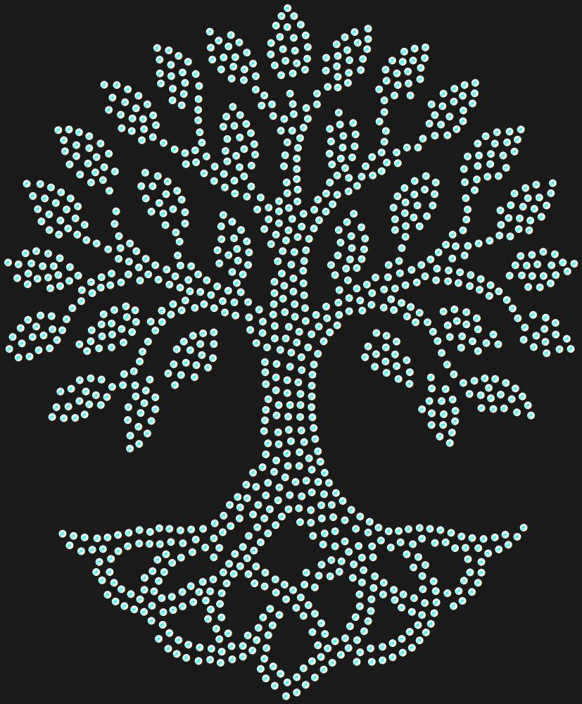 Трафарет Tree of Life — RHT_TREEOFLIFE1_SS6_CRYSTAL_AB_DMC