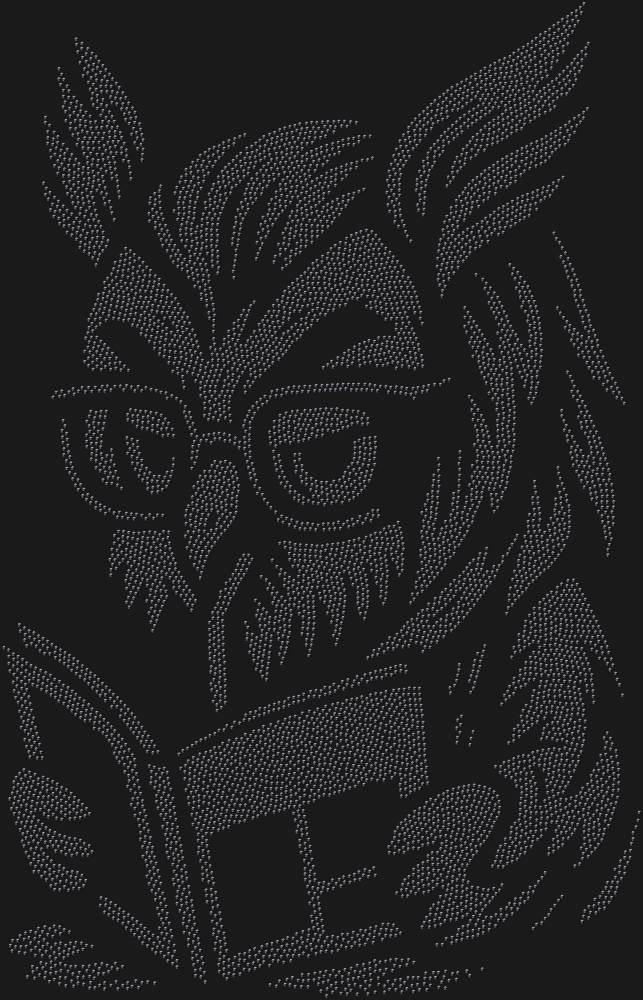 Трафарет Сова в очках — RHT_OWLBOOK1_SS4_JET_BLACK