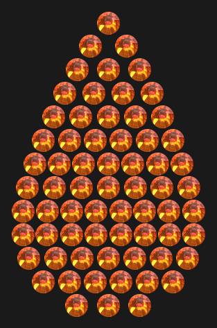 Трафарет Mini drop — RHT_DROP1_SS10_RED_VOLCANO