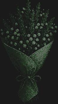 Рисунок из страз по номерам «Букет», 8519 страз: раскройте всю нежность лаванды и гипсофилы, создав сияющую оду красоте, которая распустится в вашем доме.