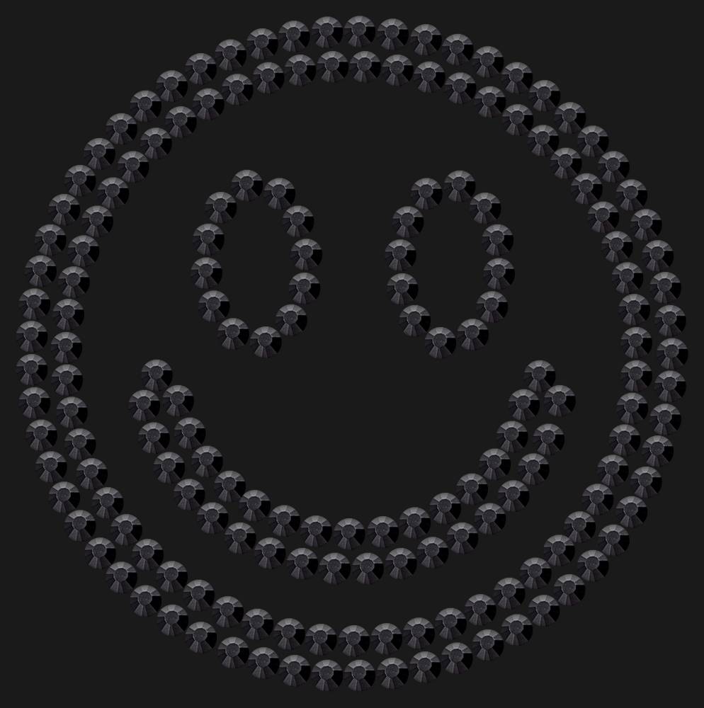 Трафарет Smiley — RHT_SMILE1_SS16_JET_BLACK