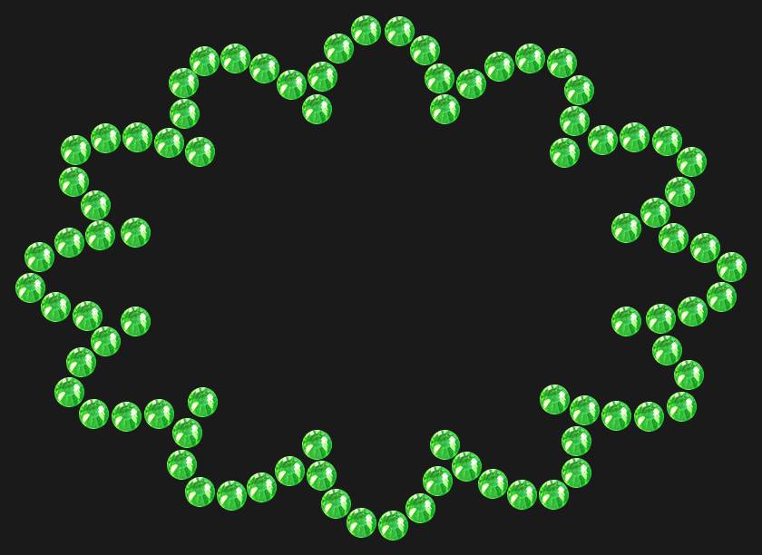 Трафарет Mini cloud — RHT_CLOUD2_SS10_LT_PERIDOT