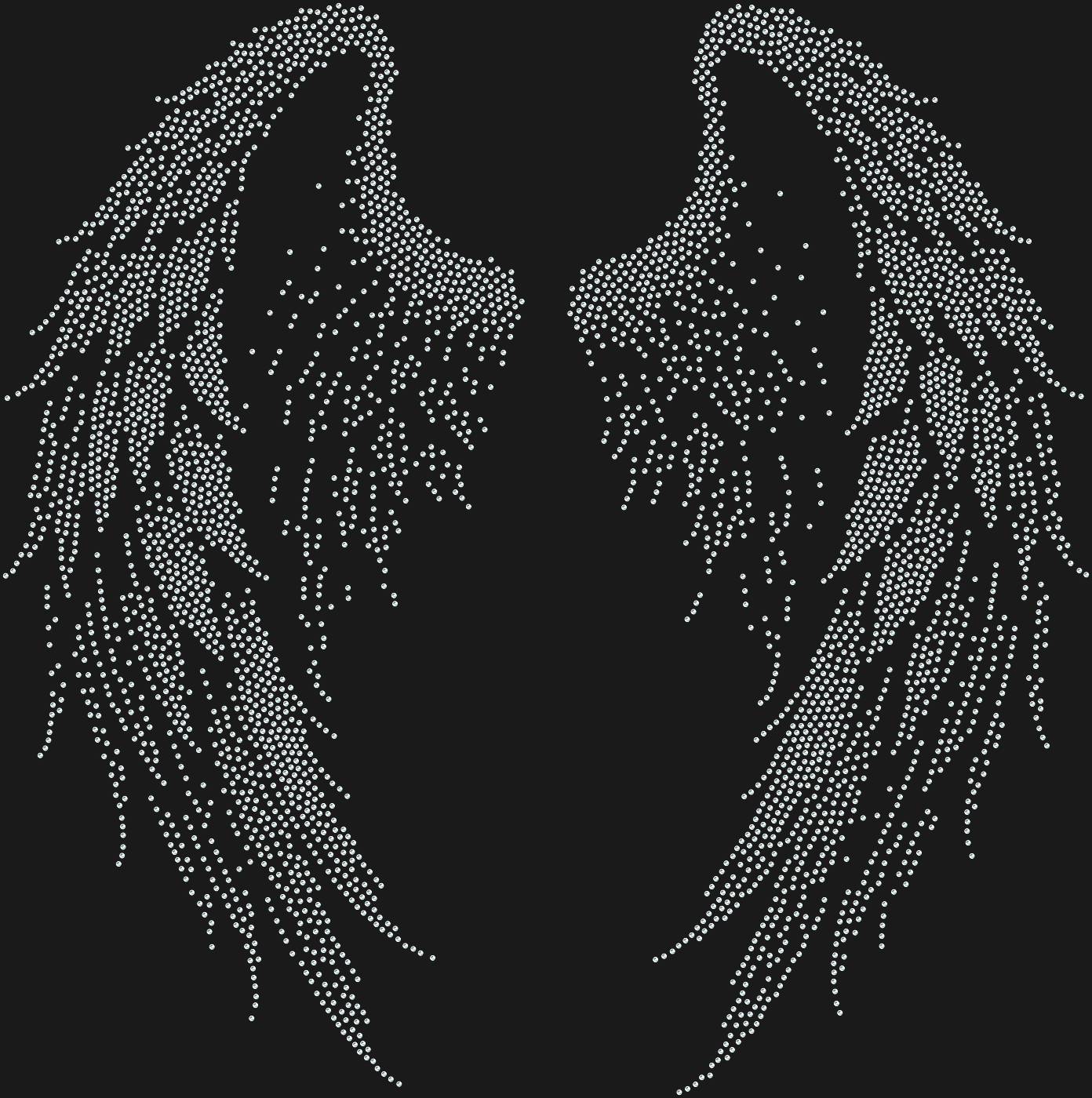 Трафарет Крылья ангела — ANGELWINGS1