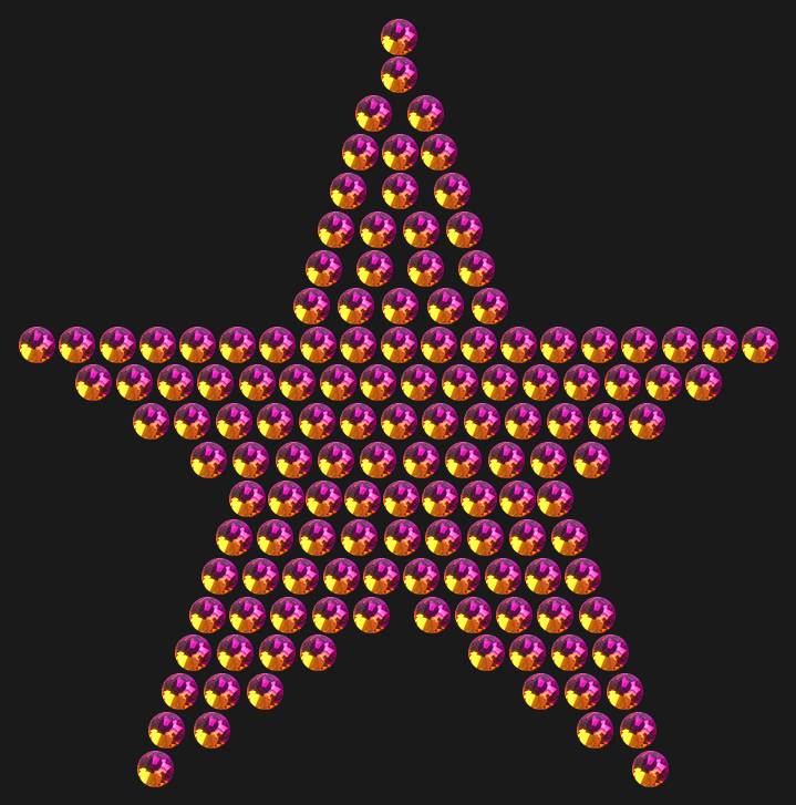Трафарет Mini Star Classic — RHT_STAR3_SS10_RAINBOW