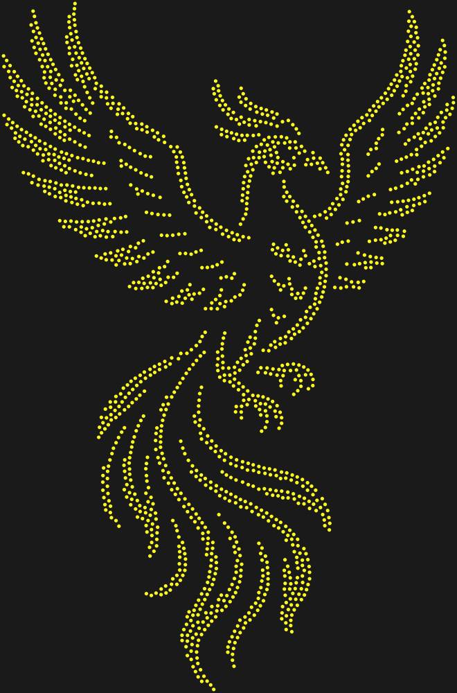 Трафарет Phoenix bird — RHT_FENIX1_SS16_CITRINE