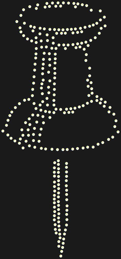 Трафарет Pushpin — RHT_PIN1_SS12_CRYSTAL_AB
