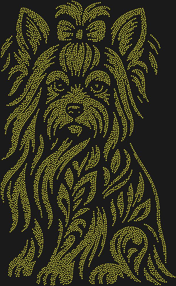 Трафарет Йоркширский терьер — RHT_YORKSHIRETERRIER1_SS4_OLIVE