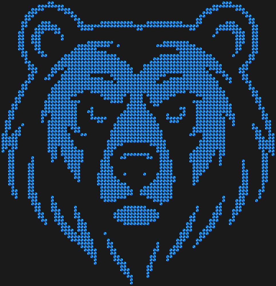 Трафарет Bear — RHT_BEAR1_SS10_SAPPHIRE