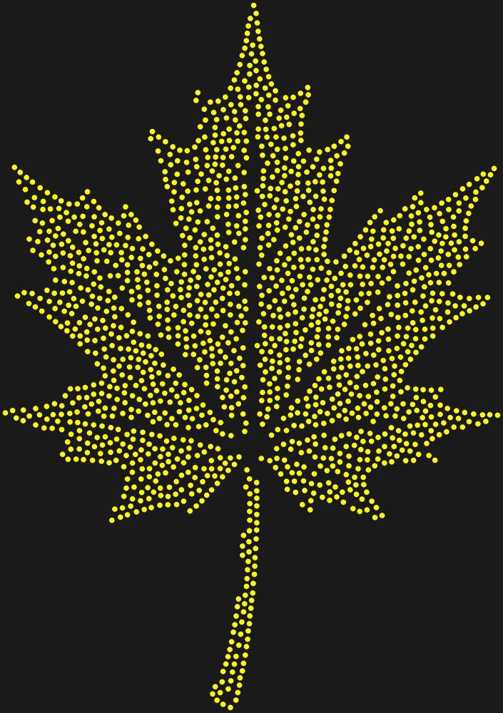 Трафарет Maple leaf — RHT_MAPLELEAF1_SS16_CITRINE
