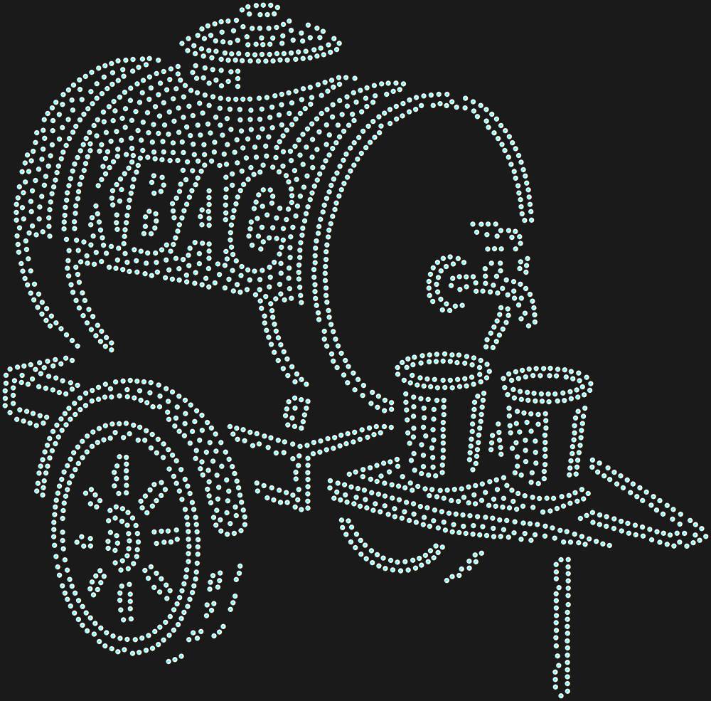 Трафарет Barrel of kvass — RHT_KVASS1_SS12_CRYSTAL_AB_DMC