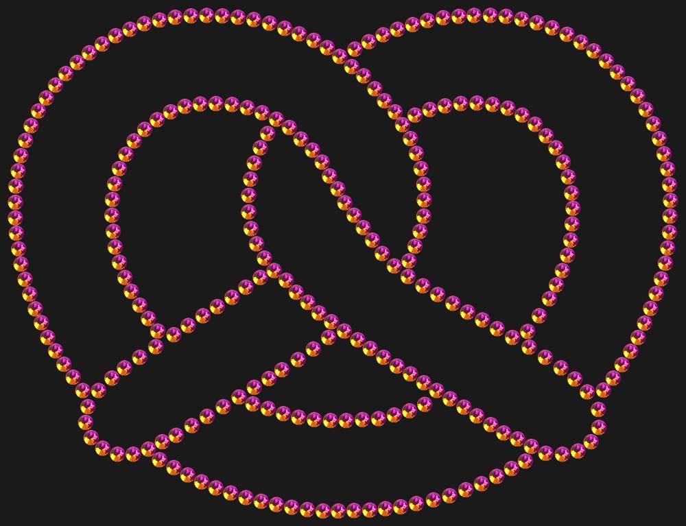 Трафарет Pretzel — RHT_PRETZEL1_SS10_RAINBOW