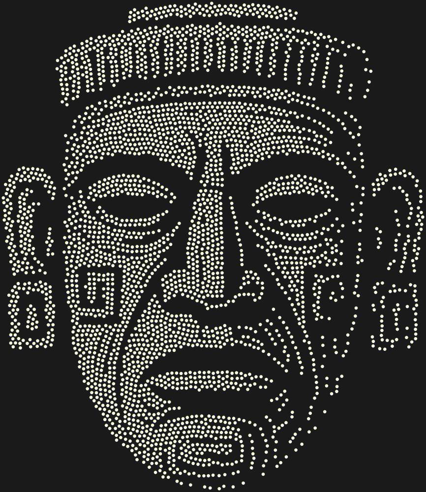 Трафарет Маска Мексика — RHT_MEXICANMASK1_SS20_CRYSTAL_AB