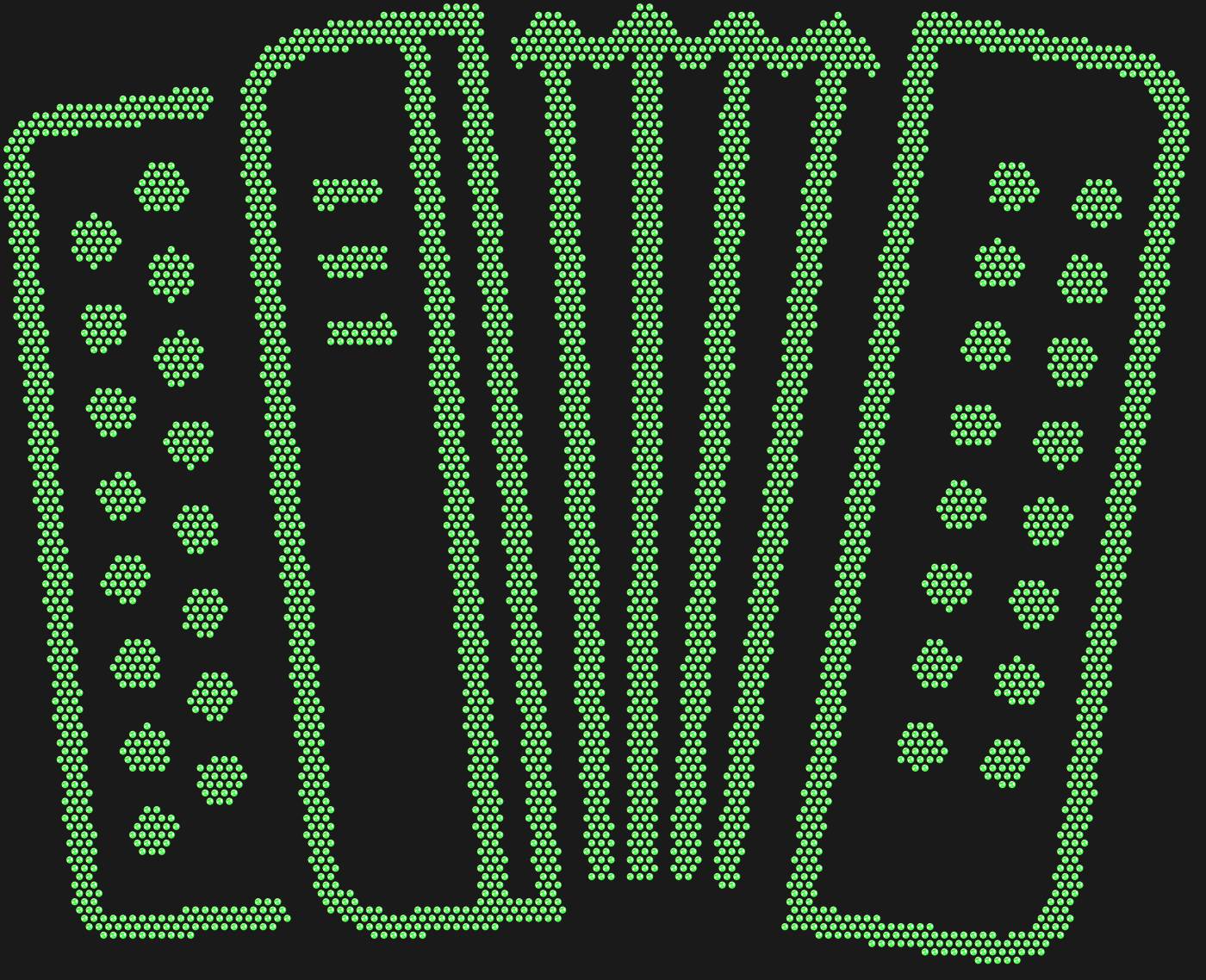 Трафарет Баян — ACCORDIONBUTTONS1