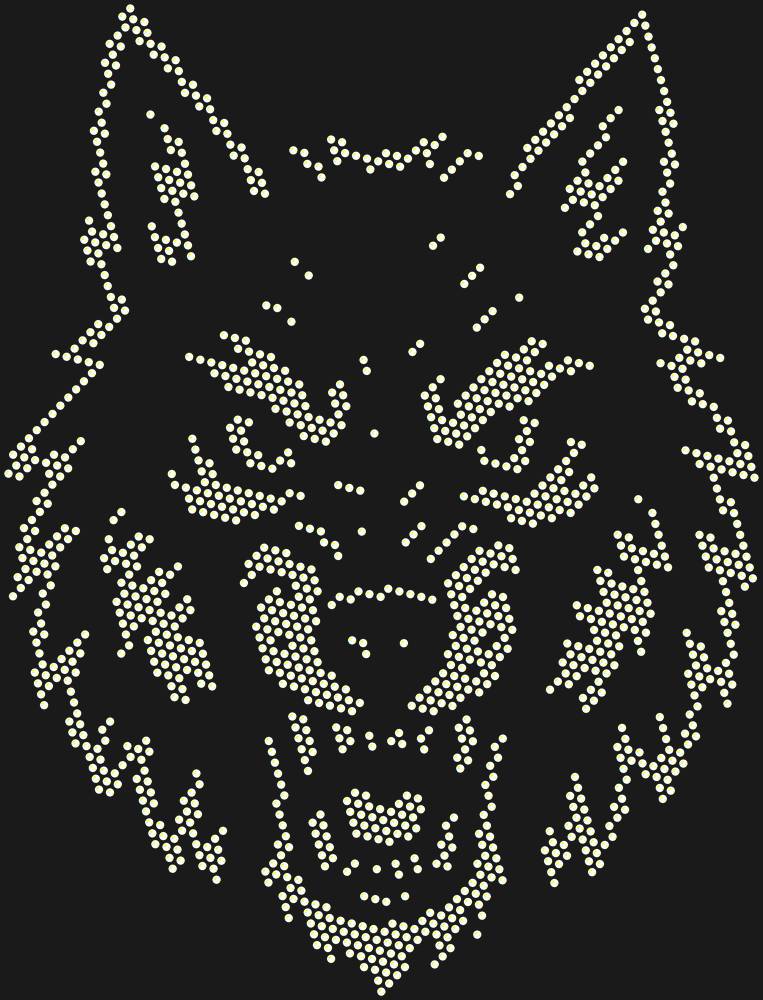 Трафарет Wolf — RHT_WOLF1_SS20_CRYSTAL_AB