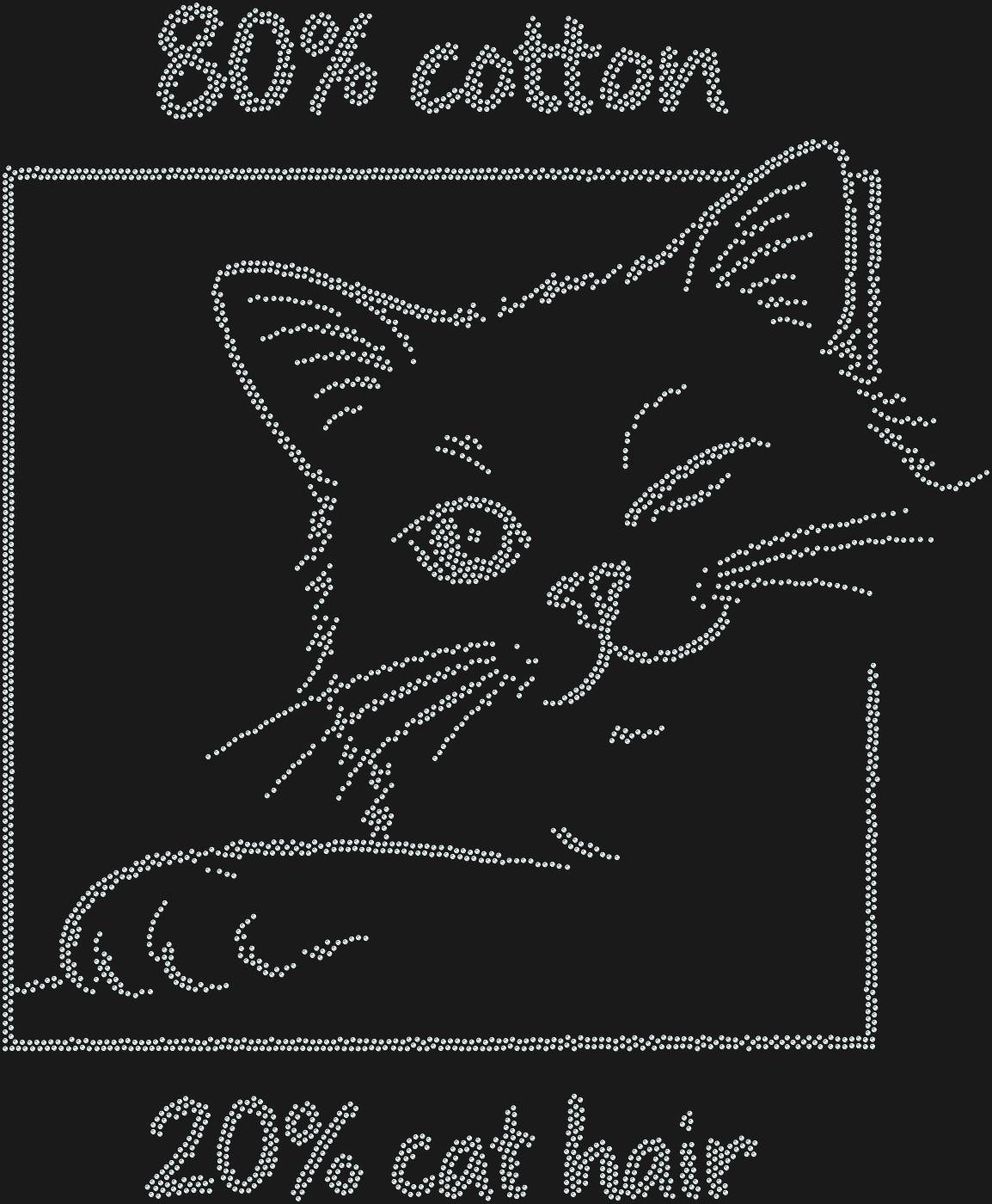 Трафарет 80% хлопок 20% кошачья шерсть — CATCOTTON1