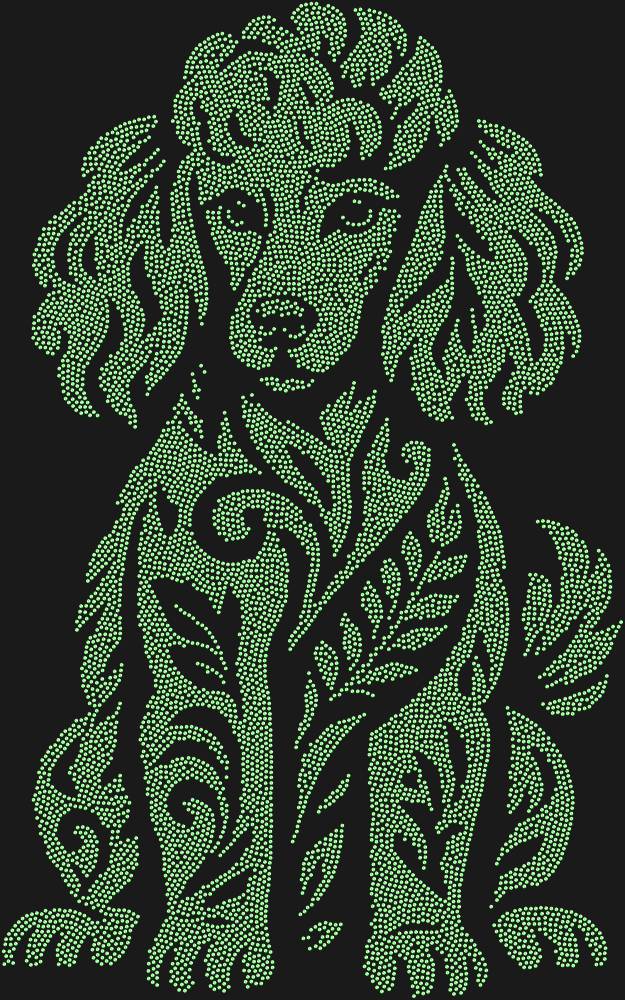 Трафарет Poodle — RHT_POODLE1_SS16_LT_PERIDOT