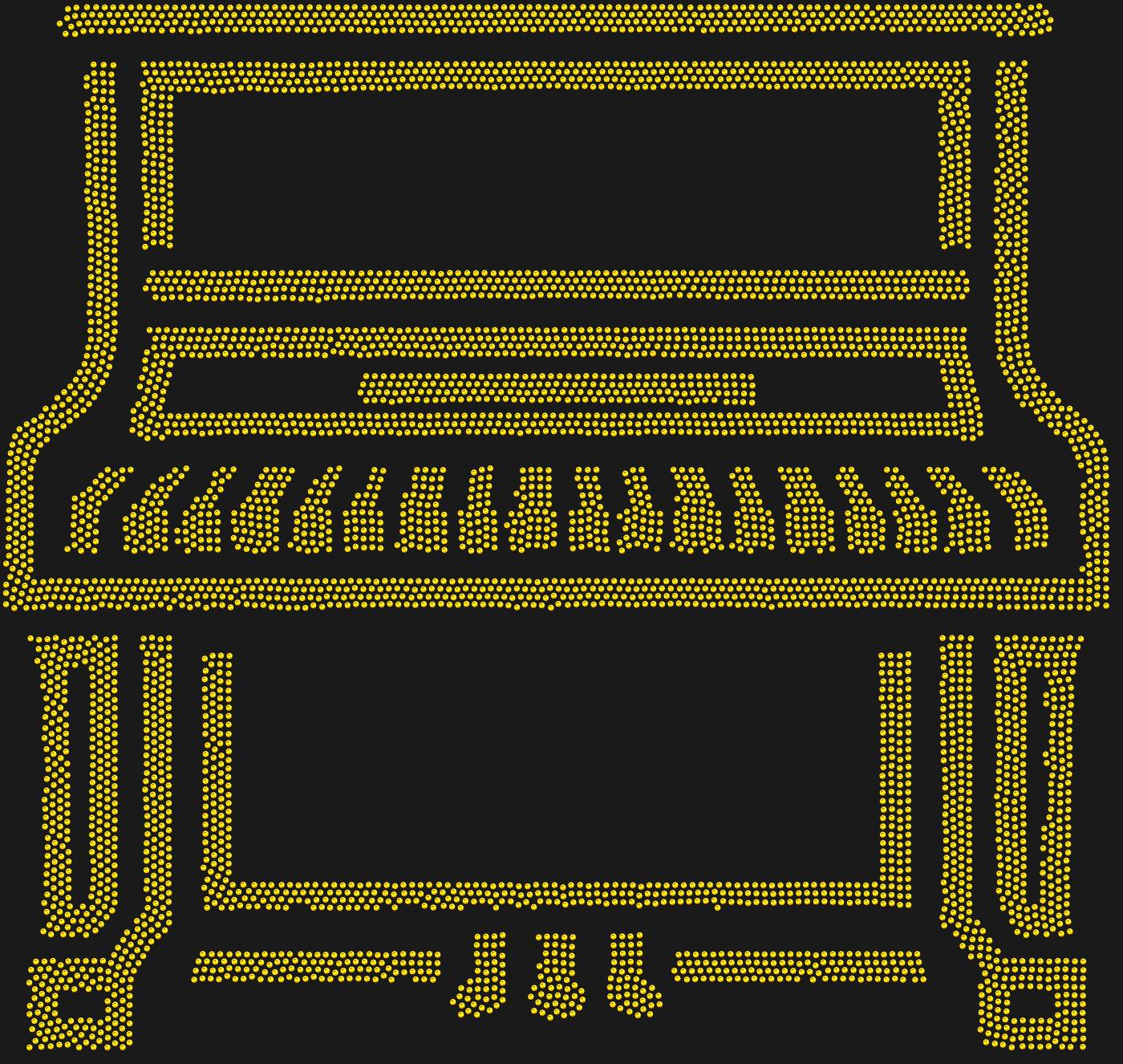 Трафарет Пианино — PIANO2