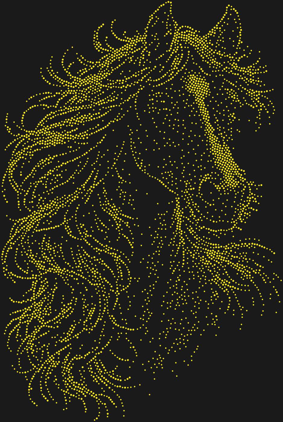 Трафарет Лошадь портрет — HORSEPORTRAIT1