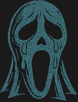 Рисунок из страз по номерам «Маска плачущего призрака» с 4938 сияющими каплями навеет тайну и пробудит эмоции, погружая в мир загадочных историй.