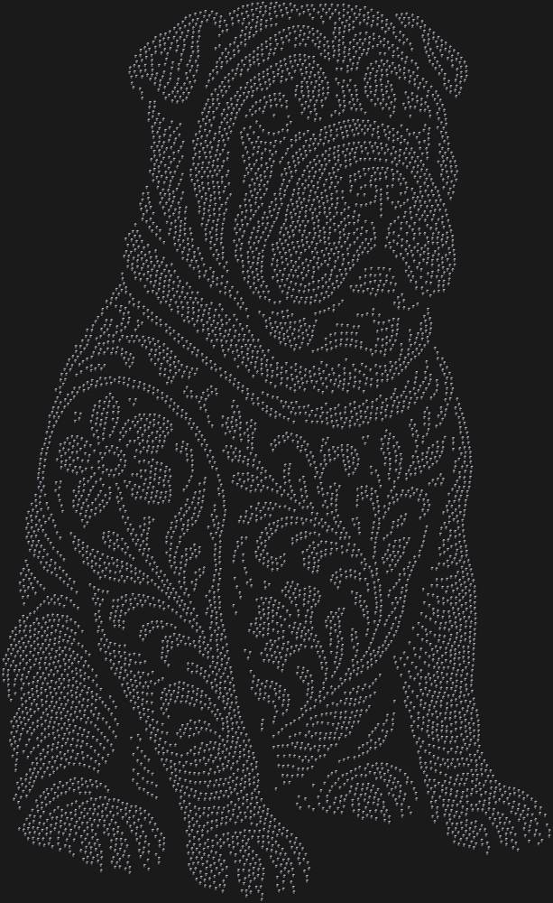 Трафарет Шарпей — RHT_DOG5_SS10_JET_BLACK