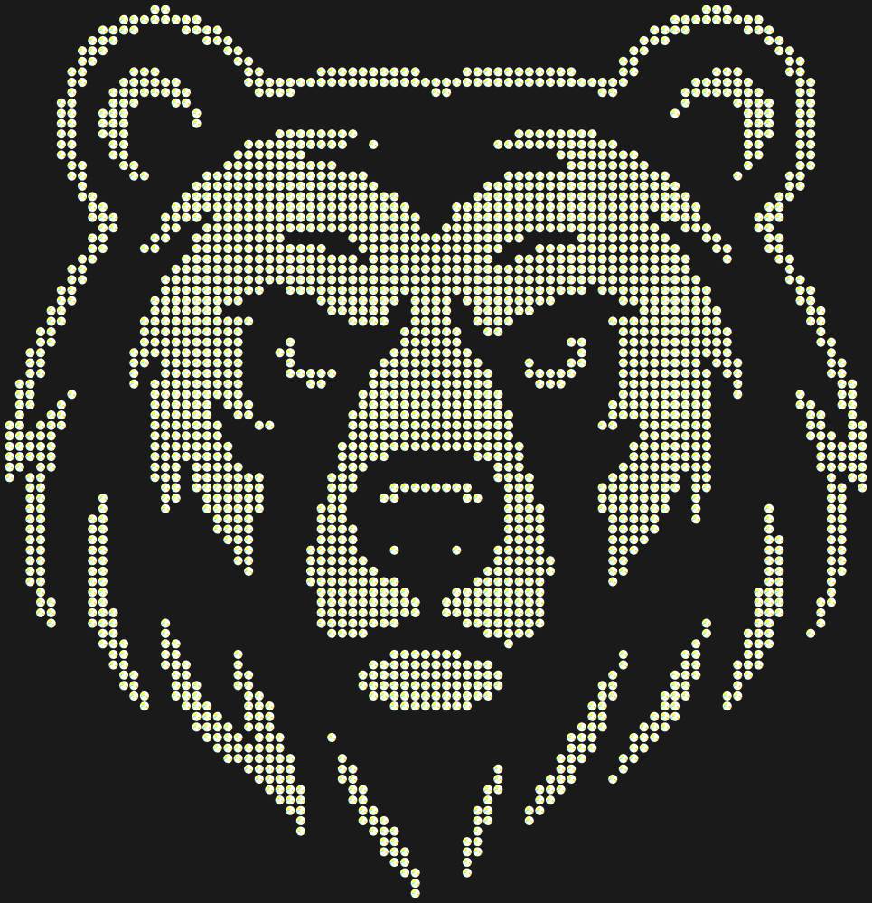 Трафарет Bear — RHT_BEAR1_SS6_CRYSTAL_AB