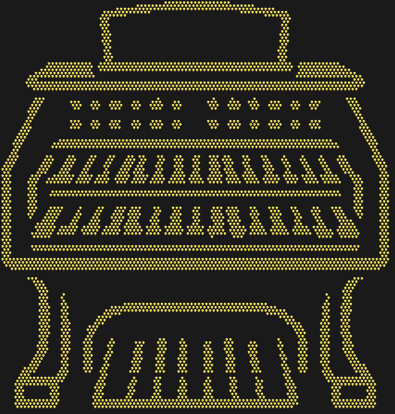 Трафарет Орган — ORGANKEYBOARD1