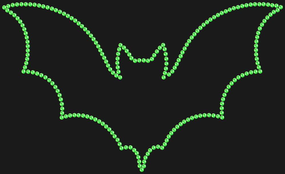 Трафарет Bat — RHT_BAT1_SS10_LT_PERIDOT