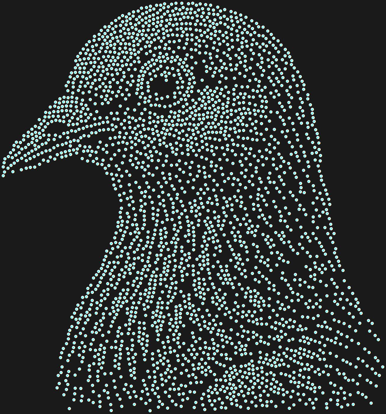 Трафарет Голубь — PIGEON1