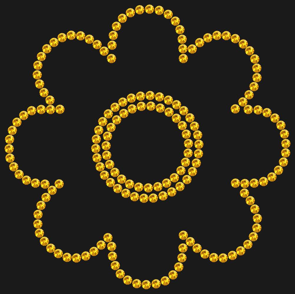 Трафарет Flower — RHT_FLOWER1_SS16_TOPAZ