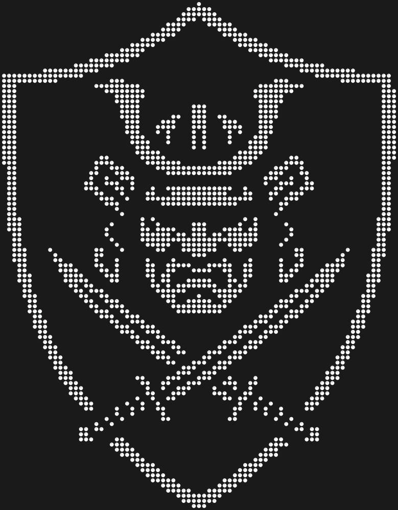 Трафарет Samurai shield — RHT_SAMURAI1_SS20_CRYSTAL_CLEAR
